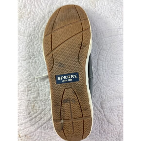 Sperry Mens Gray Canvas Boat Shoes*Memory Foam & Non-Slip Rubber Soles*Size 8.5 - Picture 5 of 10